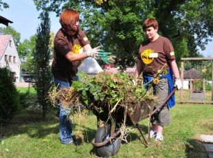 Akcje Timberland zatytułowane Serv-a-Palooza-2009